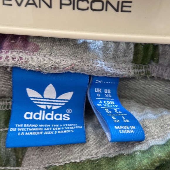 Adidas floral gray joggers USXS UK6 - Picture 4 of 5